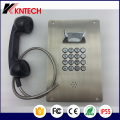 Stainless Steel Metal Button Telephone Knzd-07A Emergency Phone